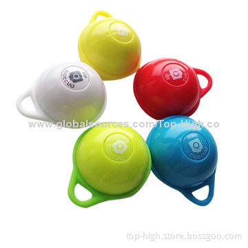 China Supplier New Design CE/RoHS/FCC Selfie Stick Camera Bluetooth Shutter Ball for Mobile Phone